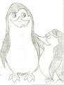 8D I have succeeded in drawing penguins XD - penguins-of-madagascar fan art