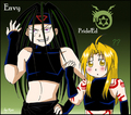 Edward and Envy - anime fan art