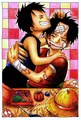 Luffy & Ace - one-piece fan art