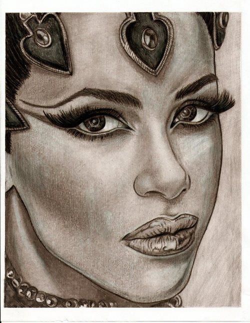Aaliyah as Akasha drawing - Aaliyah Fan Art (25479871) - Fanpop