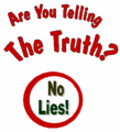 Are you telling the truth? - random photo