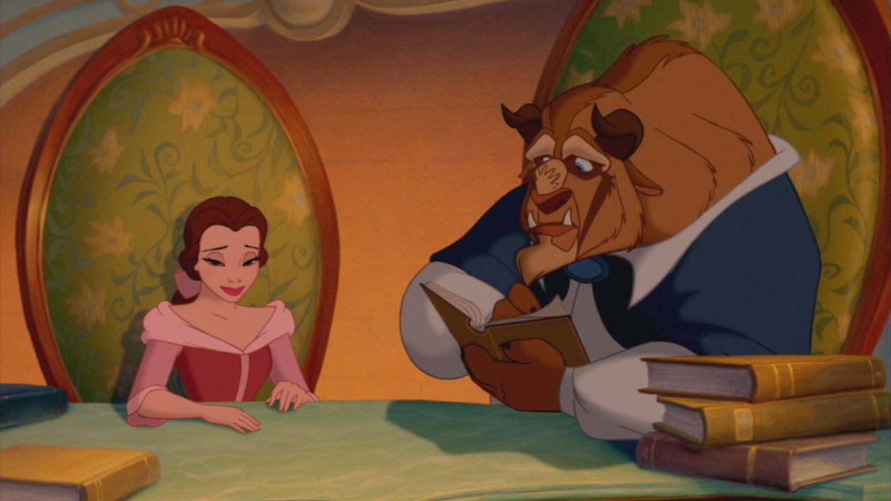 Screencaps of Belle from the 1991 Disney animated film "Beauty and the...