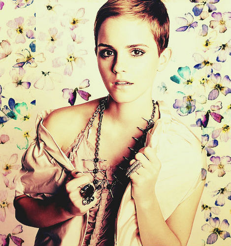 Emma Watson - Spring Flowers