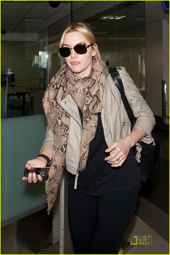  Kate Winslet Lands at LAX for the Emmys