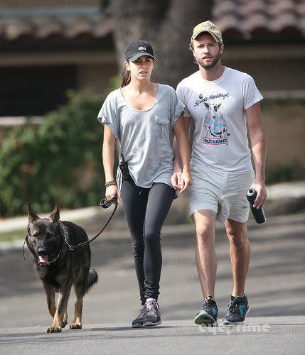  Nikki Reed and Paul McDonald out for a Hike in Hollywood, Sep 15