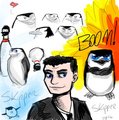 Skipper Sketches - penguins-of-madagascar fan art