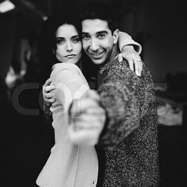 black and white (monica and ross) - Friends Photo (25490794) - Fanpop