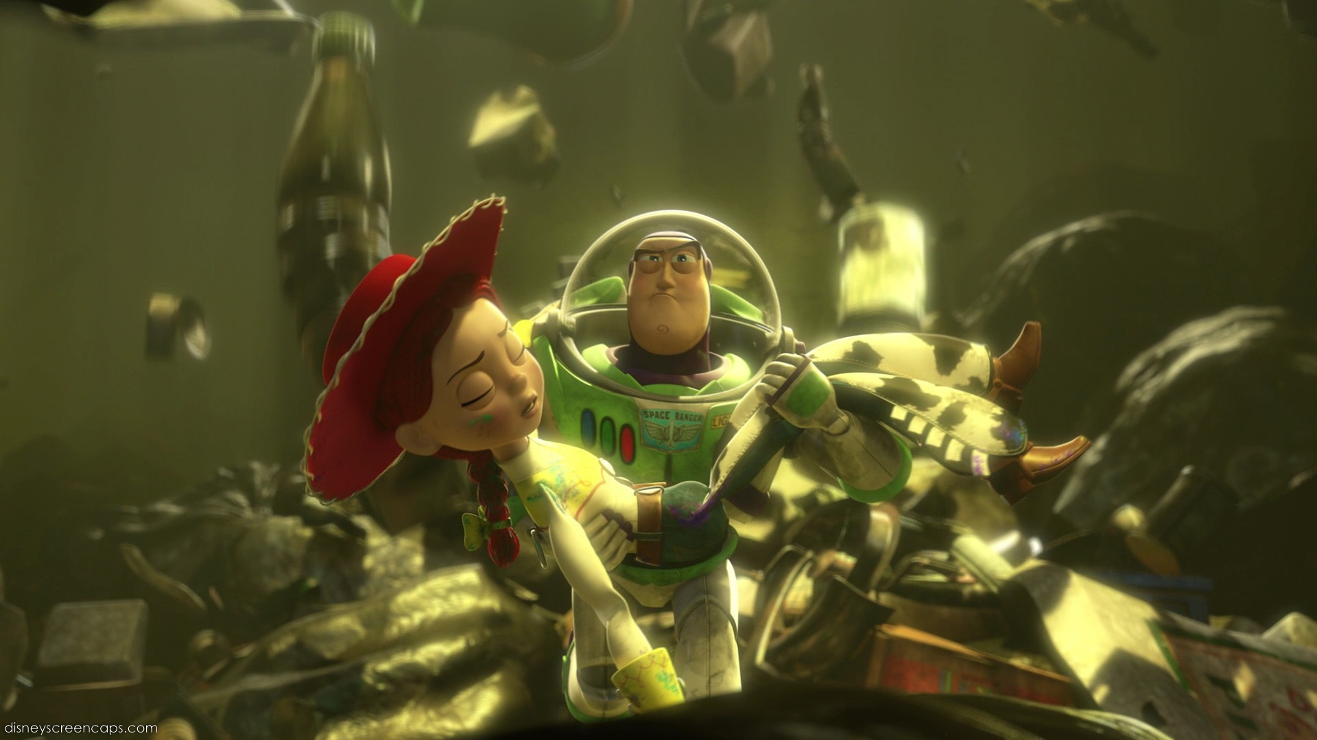 toy story 3 jessie and buzz incinerator