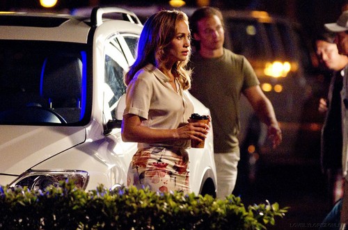 Jennifer - Parker.. Film set - Filming in Miami - September 22, 2011 - Night