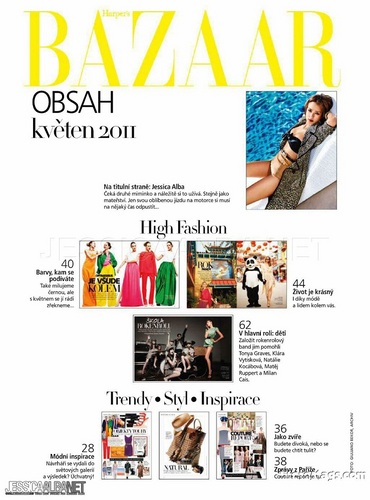  Jessica - Magazine Scans - Harper's Bazaar (CZ) - May 2011