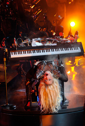  Lady Gaga performing @ iHeartRadio Musik Festival
