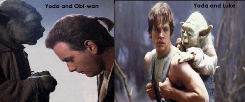 Luke and Obi-wan 