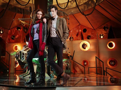  Matt and Karen Doctor Who 壁纸