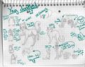 Notebook Doodles - penguins-of-madagascar fan art