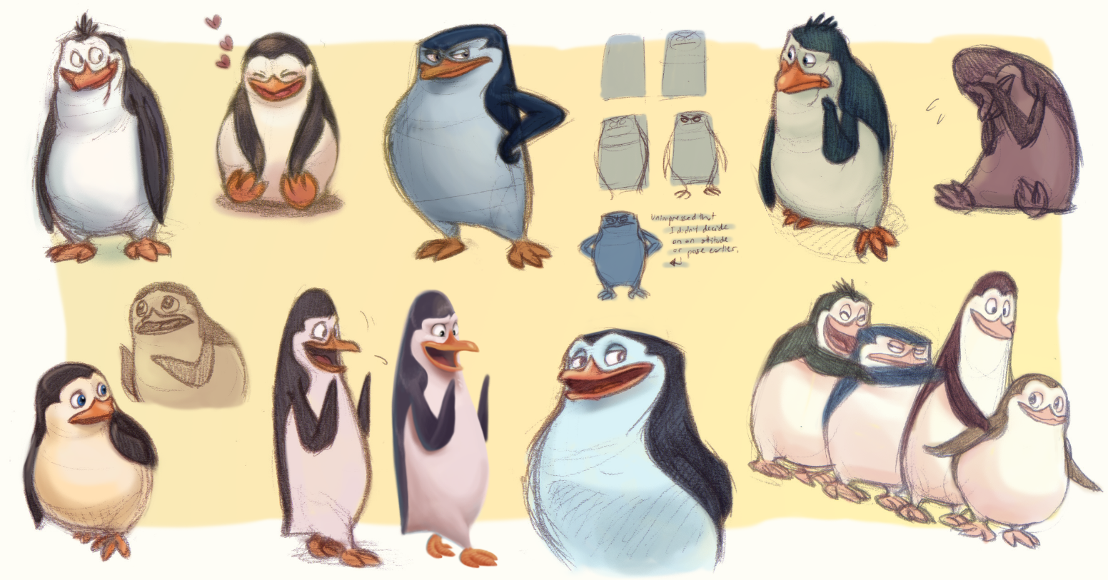 Penguins of Madagascar peminat Art: PoM: Practices.