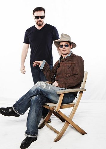  johnny & Ricky Gervais