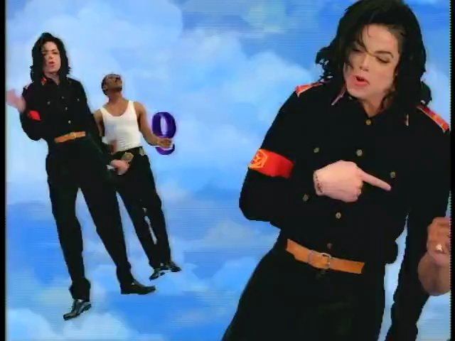 E1018 Michael Jackson and Eddie Murphy UNSIGNED photo Whatzupwitu 