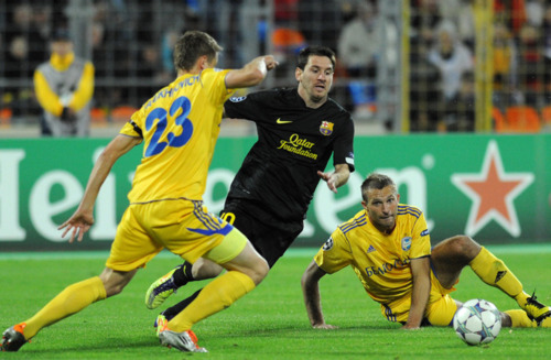  Bate Borisov vs FC Barcelona Champions League round one [0-5]