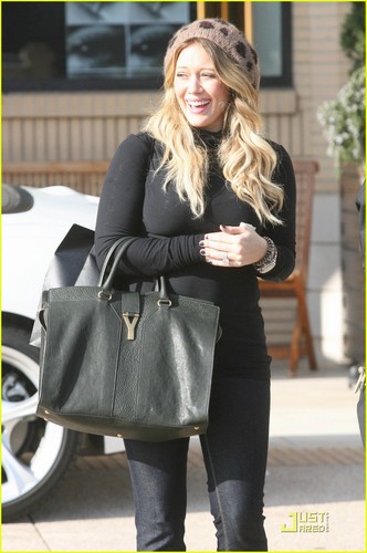 Hilary out in Beverly Hills