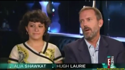  Hugh Laurie and Alia Shawakt- ENews- TheOranges