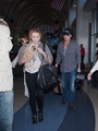 Miley - At LAX Airport with Liam, Tish & Billy Ray - September 27, 2011 - miley-cyrus photo