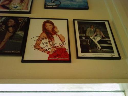 Miley Cyrus books,autographs and photographs