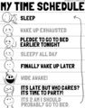 My sleep schedule - random photo
