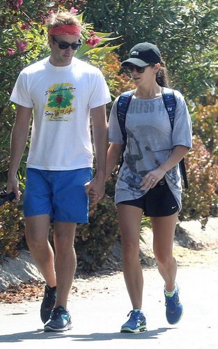  Nikki and Paul walking in Hollywood Hills!