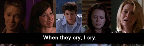 One Tree Hill cast cry