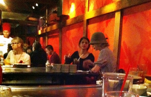  Taylor - Dinning at Benihana in Beverly Hills with Selena Gomez - September 26, 2011