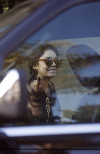  Vanessa - Leaving her house - September 23, 2011