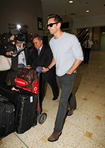 arrives at the Sydney airport
