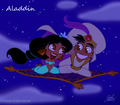 Aladdin and Jasmine Chibi - walt-disney-characters fan art