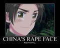 hetalia-china - China's Rape Face screencap