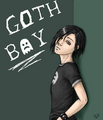 Goth Boy - gothic fan art
