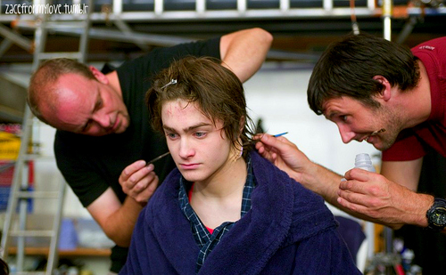  HARRY POTTER AND THE GOBLET OF FIRE- Backstage- DANIEL RADCLIFFE