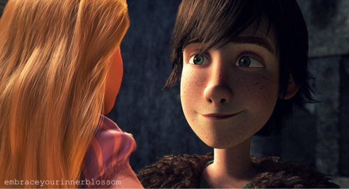  Hiccup and Rapunzel