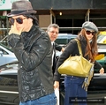 Ian and Nina in NY - ian-somerhalder-and-nina-dobrev photo