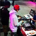 Justin and Dj Tay James getting ready before his concert :) - justin-bieber photo