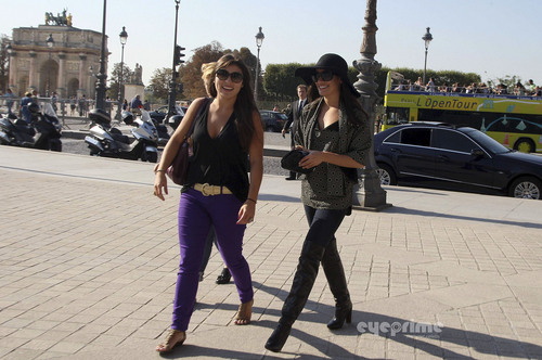 Lea Michele was snapped during a shopping Trip in Paris, Sep 30