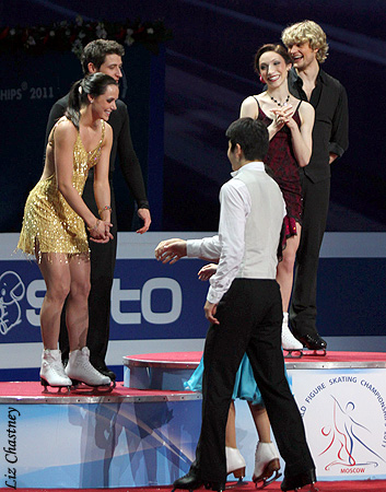  The 2011 World Championships Ice Dance Medalists