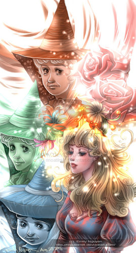 Aurora and the fairies 