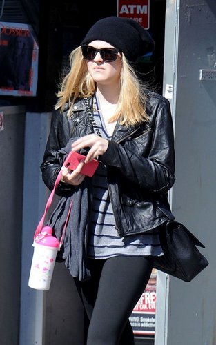  Dakota Fanning out and about in NYC (October 5).