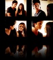 Damon and Elena - the-vampire-diaries-tv-show fan art