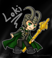 Loki=LOVE - loki-thor-2011 fan art