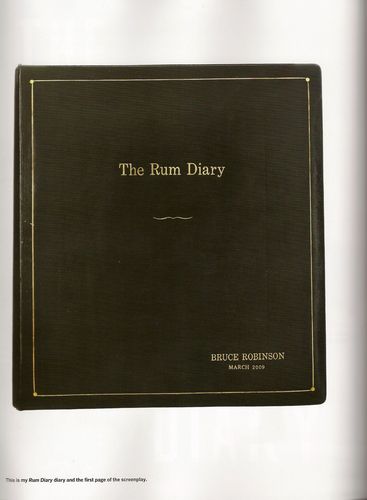 Port Magazine the rum diary