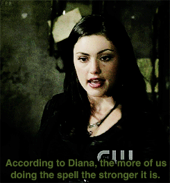  According to Diana, the plus of us doing the spell the stronger it is.