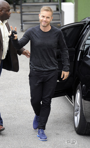  Arriving at fountain Studios 7th October