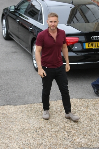  Arriving at fountain Studios 8th October