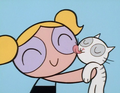 powerpuff-girls - Bubbles and a cat screencap